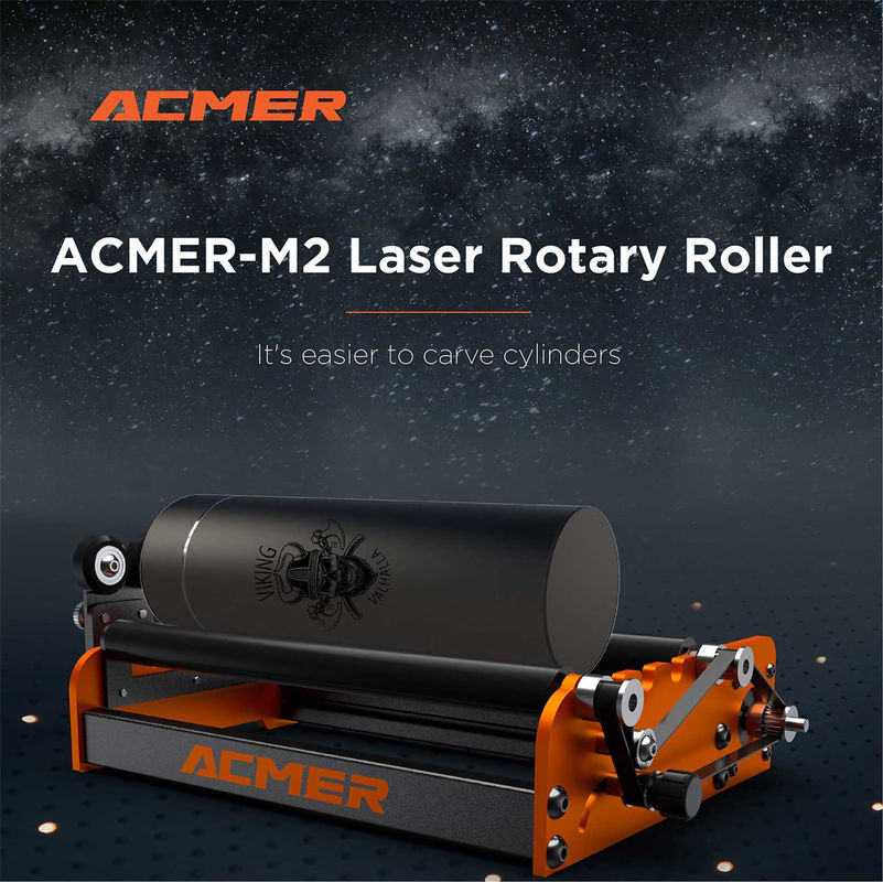 Acmer M2 Laser Engraver Rotary Roller Y Axis Rotary 360° Roller Laser Graveur