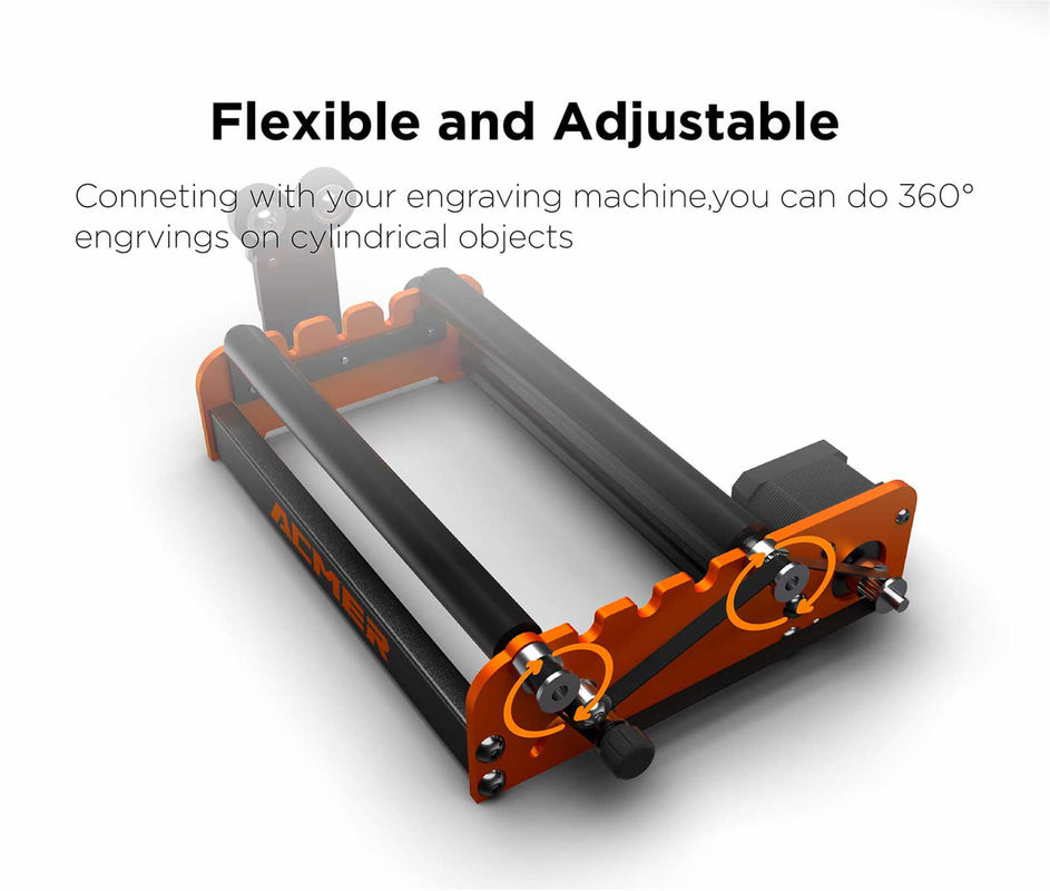 Acmer M2 Laser Engraver Rotary Roller Y Axis Rotary 360° Roller Laser Graveur