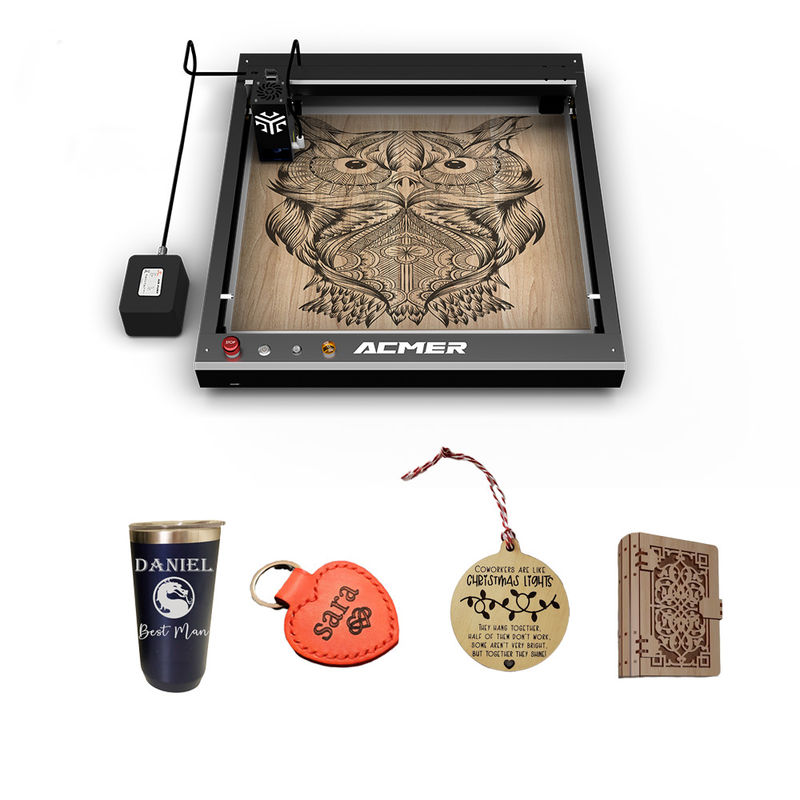 ACMER P2 Home Laser Cutter per Legno 33 Watt Metal And Wood Laser Engraver
