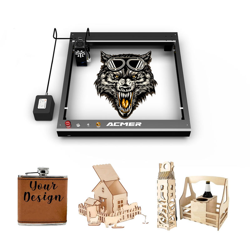 20W 40W Alta Precisione Desktop Laser Engraving Machine DC 24V Per Legno Metallico