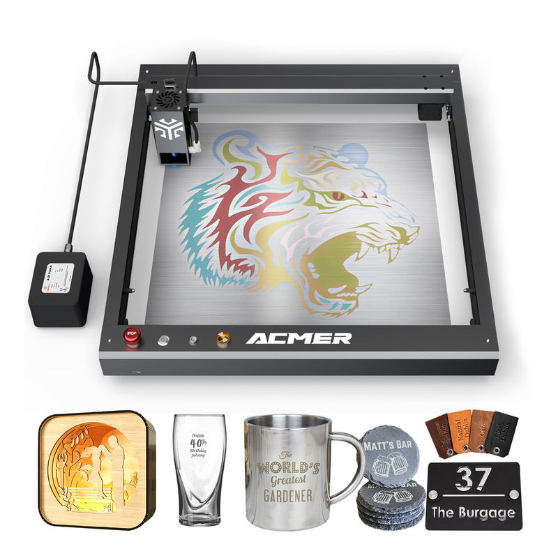 Macchina di incisione laser colorata per ossidazione in acciaio inossidabile Compatibile con Windows Android
