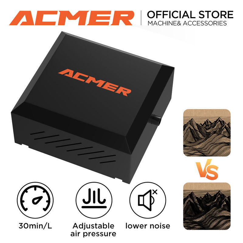 1.8kg 110V-220V Laser Engraver Air Assist Pump UE I US I UK Plug 5,0-5,5 M/s Velocità dell'aria