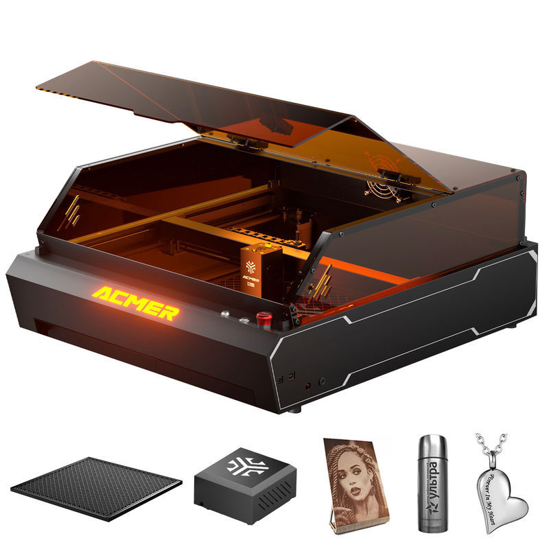DC 24V 4A P3 2-in-1 Dual Laser Preassembled Engraving Cutting Machine Sistema operativo Linux