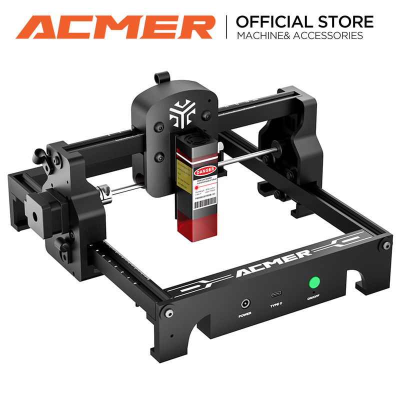 ACMER S1 Mini Laser Engraver portatile, potenza laser di 2500 MW, area di lavoro 130*130mm